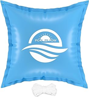 Photo 1 of Pool Pillows for Above Ground Pools 4x8FT, Heavy Duty Pool Cover Pillow Float for Closing Full Sealed Edge, Winterize Pool Closing Kit with Rope
