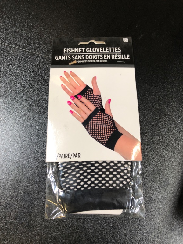 Photo 2 of 80's fishnet gloves short