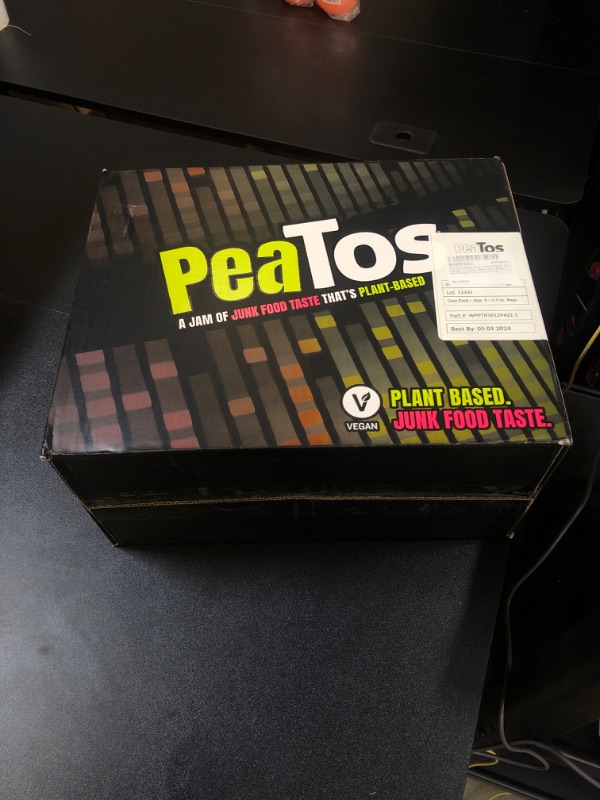 Photo 2 of 
PeaTos Crunchy Rings, Snack Packs, 4 g Protein, 3 g Fiber, Sweet Onion Bags, Gluten Free,2.5 Ounce(Pack of 4)
exp 5/3/2024