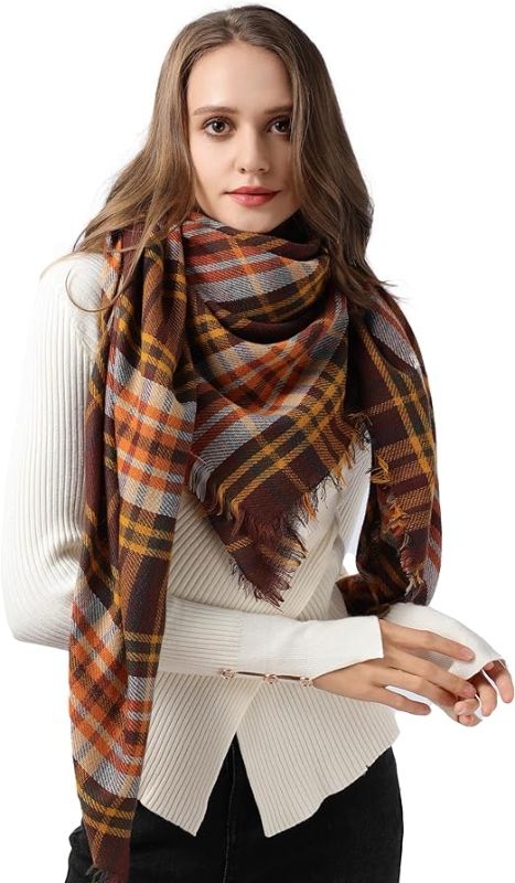 Photo 1 of Scarf for Women - Winter Scarf for Women Fashion Long Scarf Shawl, Scarves for Women Winter Warm Blanket Scarf
