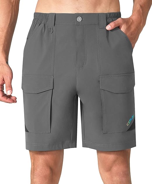 Photo 1 of EZRUN Men's Hiking Cargo Shorts Casual Outdoor Tactical Work Golf Shorts with Multi Pocket for Fishing Camping Travel
SIZE XL