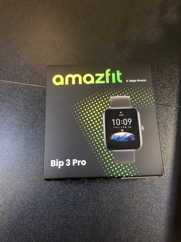 Photo 2 of Amazfit Bip 3 Pro/Black/Sport Band/Black
 (NEW, FACTORY SEALED)
