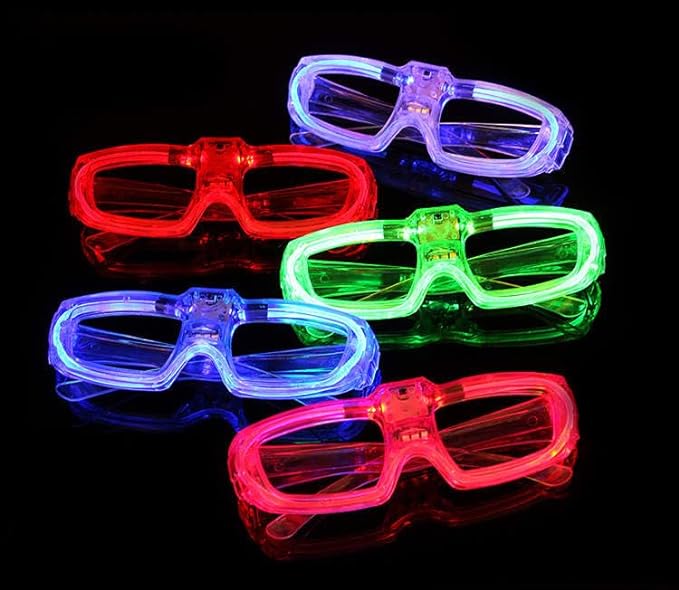 Photo 1 of GLOW IN THE DARK GLASSES 5PCS 