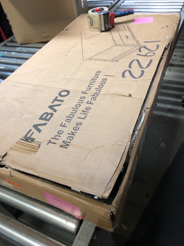 Photo 1 of FABATO 41.7" Lift Top Coffee Table with Storage Drawer& Hidden Compartment Barn Door Cabinet Center Console Table for Living Room Farmhouse Industrial Wood (Gray) Grey