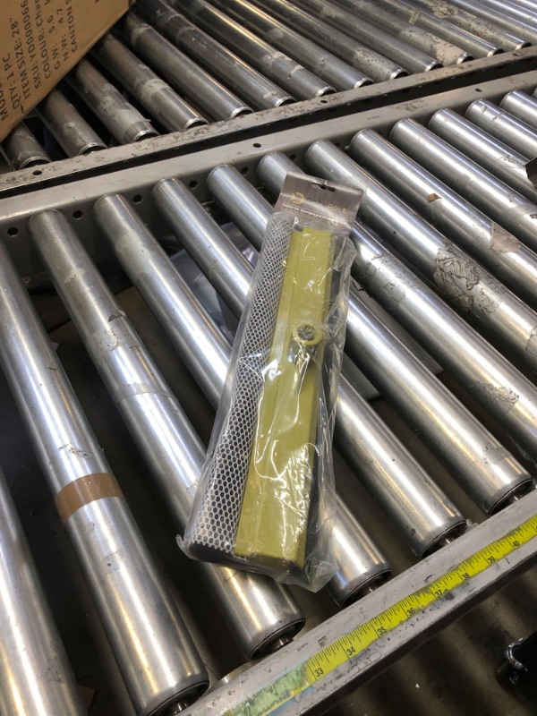 Photo 1 of 14.5 in. Car Window Squeegee and Washer Auto Squeegee for use with Threaded Extension Pole (Extension Pole Not Included)