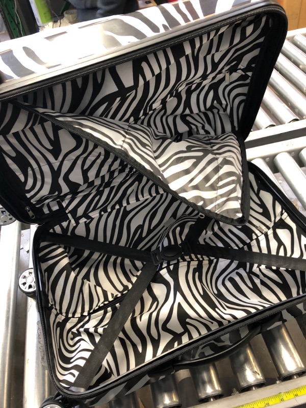 Photo 2 of 20 INCH CARRY ON BLACK/WHITE ZEBRA PRINT