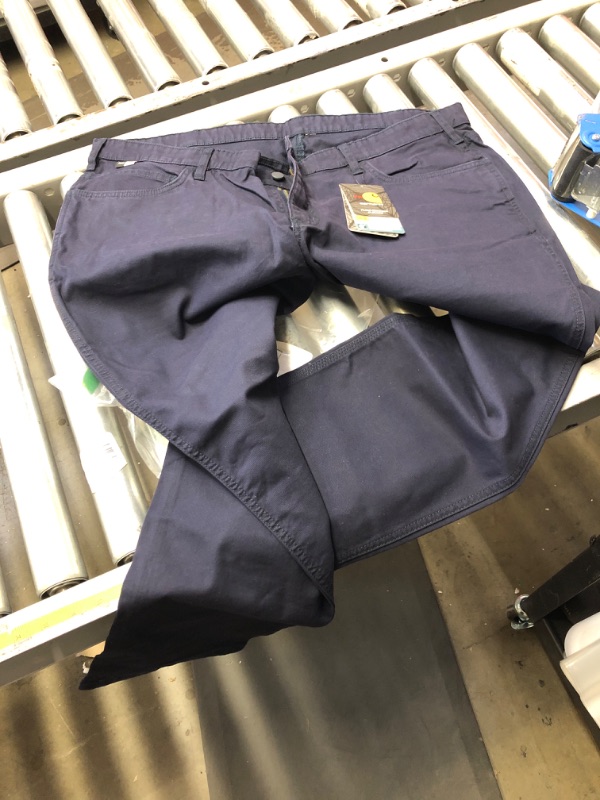 Photo 1 of Carhartt Women's Flame Resistant Rugged Flex Relaxed Fit Canvas Work Pant 20 Navy