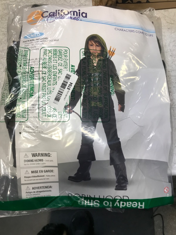 Photo 2 of Kids Robin Hood Costume X-Large Green