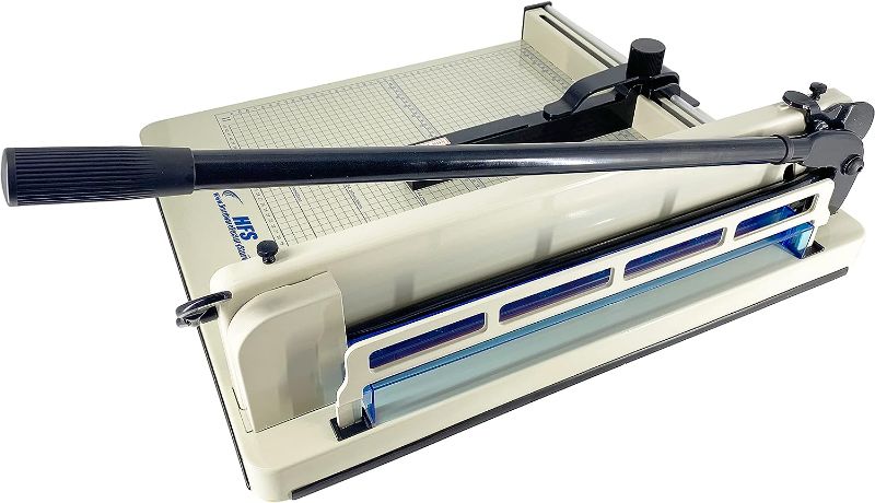 Photo 1 of HFS(R) 17" Heavy Duty Guillotine Paper Cutter - Stack Paper Trimmer-Cuts Up to 400 Sheets
