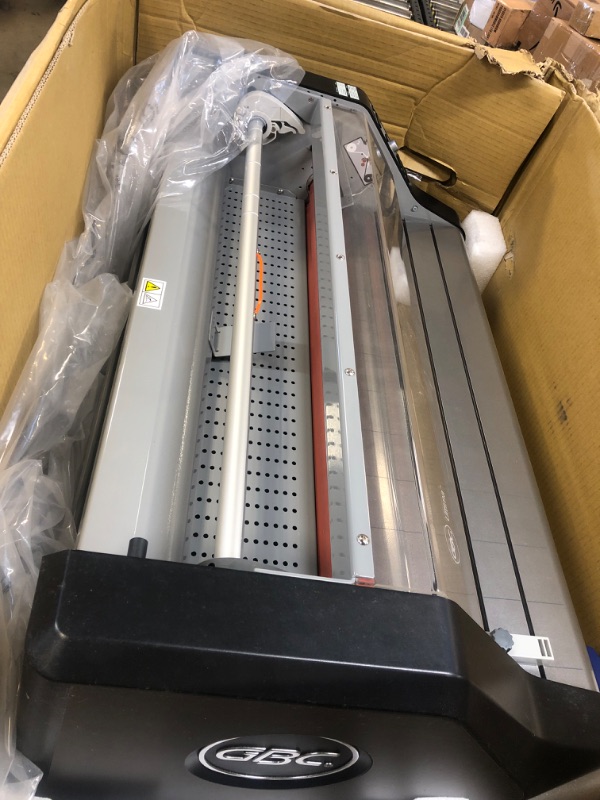 Photo 2 of PARTS ONLY GBC Ultima 65 Thermal Roll Laminator, 27" Maximum Width, 10 Minute Warm-Up **Parts Only**
