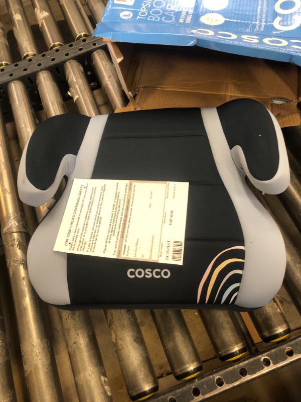 Photo 2 of Cosco Topside Backless Booster Car Seat, Lightweight 40-100 lbs, Rainbow