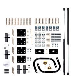 Photo 1 of (ITS ONLY HARDWARE KIT)FIXA TOOLS Murphy Bed Queen Size, Hardware Kit Cabinet Wall Bed Folding Bed, Mounting Wall Springs Mechanism Heavy Duty Support Hardware DIY Kit for Murphy Queen Bed Vertical
