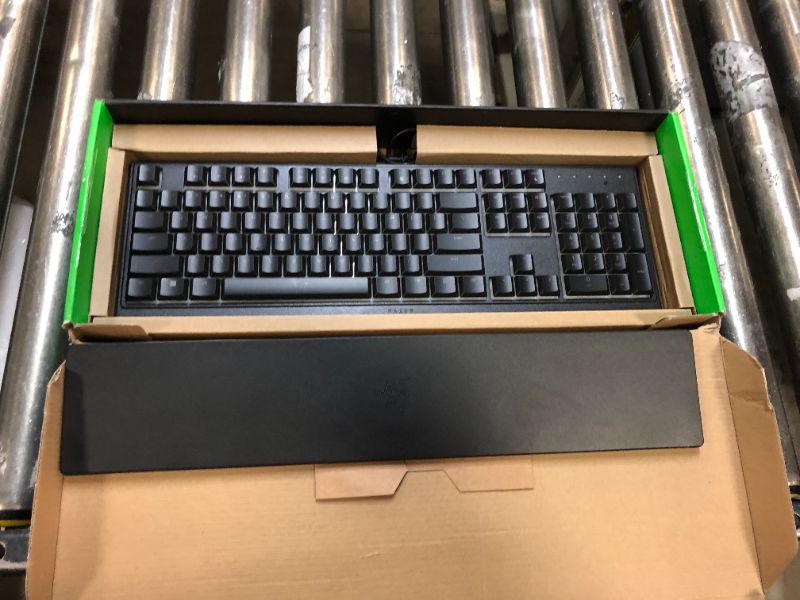 Photo 2 of Razer Ornata V3 X Gaming Keyboard: Low-Profile Keys - Silent Membrane Switches - Spill Resistant - Chroma RGB Lighting - Ergonomic Wrist Rest - Classic Black