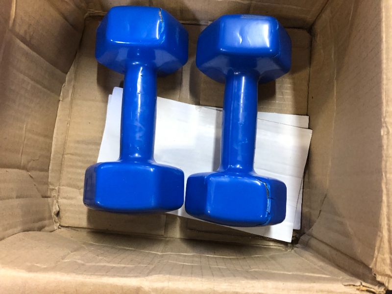 Photo 1 of 12lbs dumbbells blue 2 PACK 