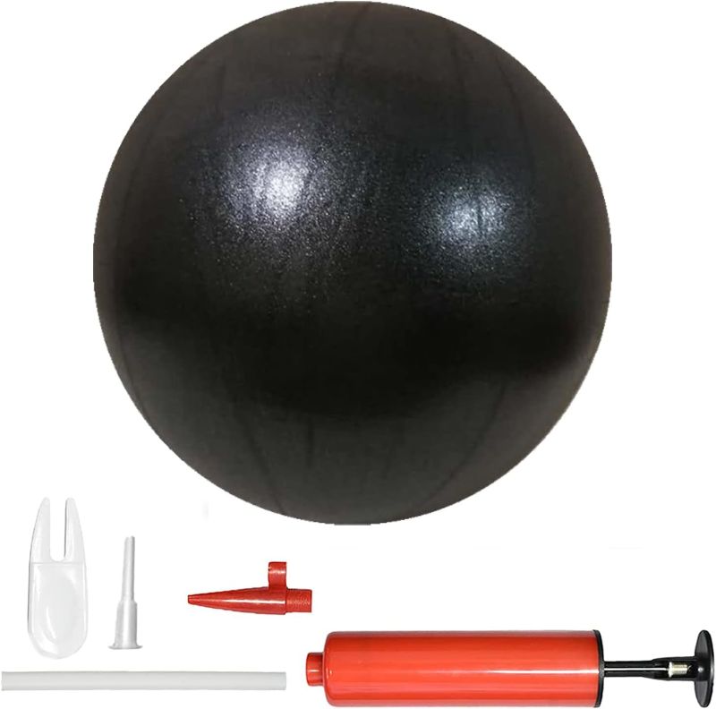 Photo 1 of .
Mini Pilates Exercise Yoga Ball, 6 Inch Small Inflatable Exercise Pilates Ball,Core Training and Physical Therapy Equipment, Improves Balance for Home & Gym & Office with Pump
