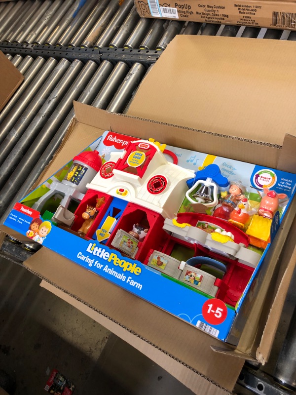 Photo 2 of Fisher-Price Little People Toddler Learning Toy Caring For Animals Farm Interactive Playset With Smart Stages For Ages 1+ Years Standard