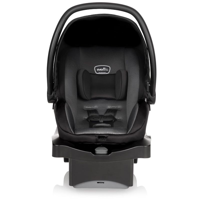 Photo 1 of Evenflo LiteMax 35 Infant Car Seat, Lightweight, Extended Use, Belt Lock-Off, Ergonomic Handle
