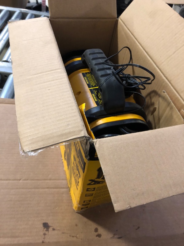 Photo 2 of DEWALT DXAEPS14 1600 Peak Battery Amp 12V Automotive Jump Starter/Power Station with 500 Watt AC Power Inverter, 120 PSI Digital Compressor, and USB Power , Yellow