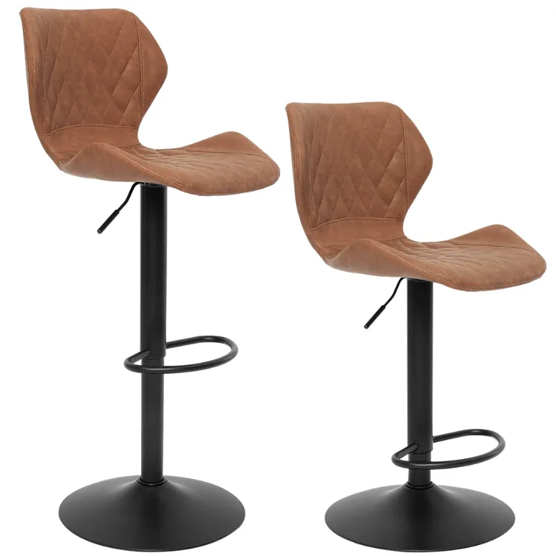 Photo 1 of 'SUPERJARE Set of 2 Adjustable Bar Stools