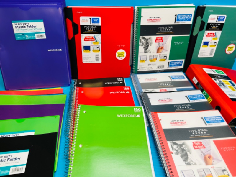 Photo 2 of 662514…notebooks, folders, and binders 