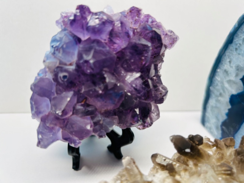 Photo 2 of 662536…smoker quartz, amethyst, and agate base rocks