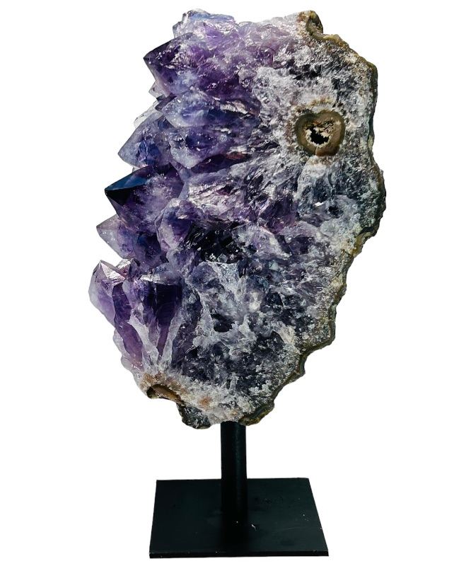 Photo 1 of 662545…7”  amethyst rock on stand - height includes display stand 