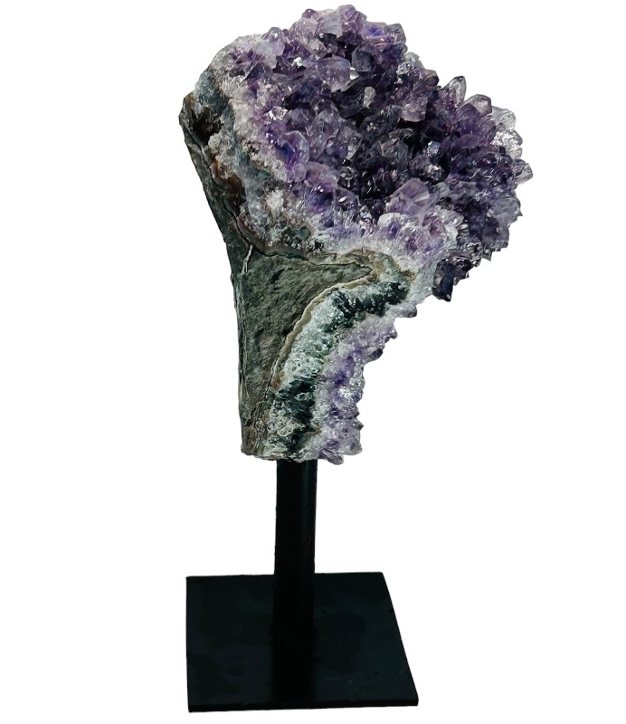 Photo 1 of 662550…5”  amethyst rock on stand - height includes display stand 