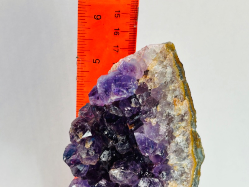 Photo 3 of 662551…5.5”  amethyst rock on stand - height includes display stand 