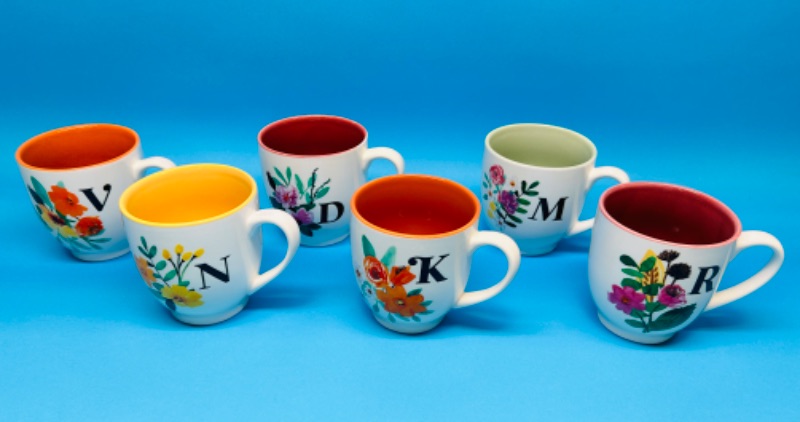 Photo 1 of 662577…6 monogram mugs