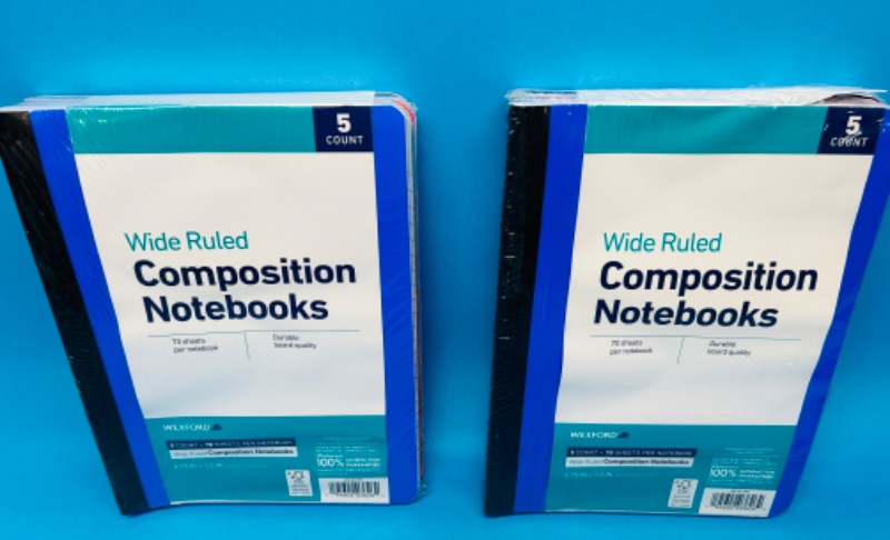 Photo 1 of 662591…10 composition notebooks 