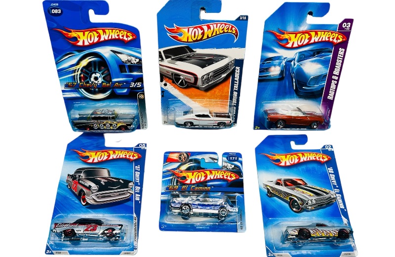 Photo 1 of 662762… 6 hot wheels die cast muscle cars 
