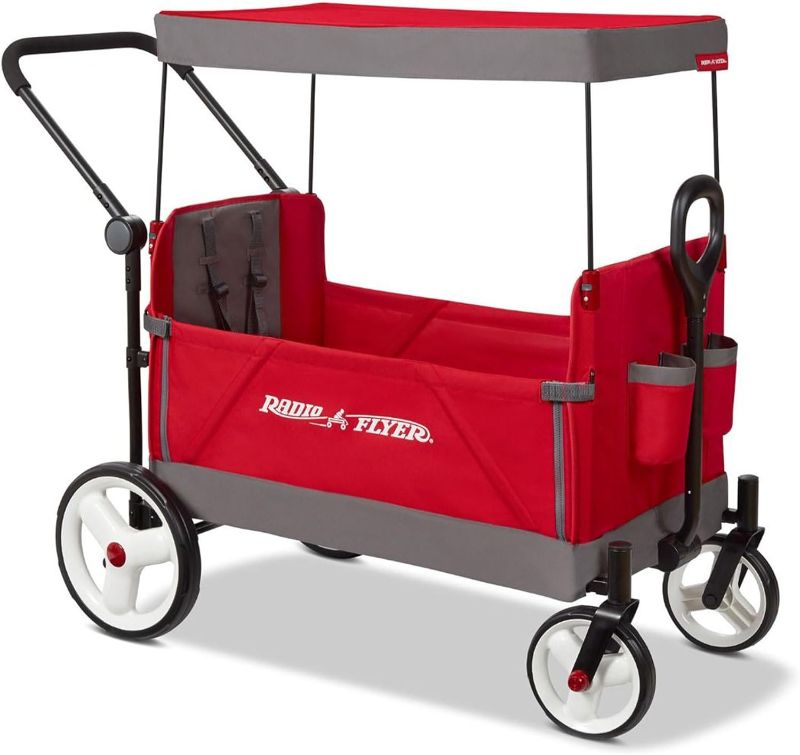 Photo 1 of Radio Flyer Convertible Stroll 'N Wagon, Red
