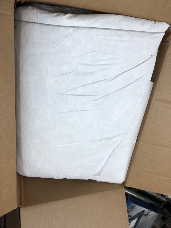 Photo 2 of Martha Stewart 3-Inch Thick White Down Top Featherbed/Mattress Topper - King Size