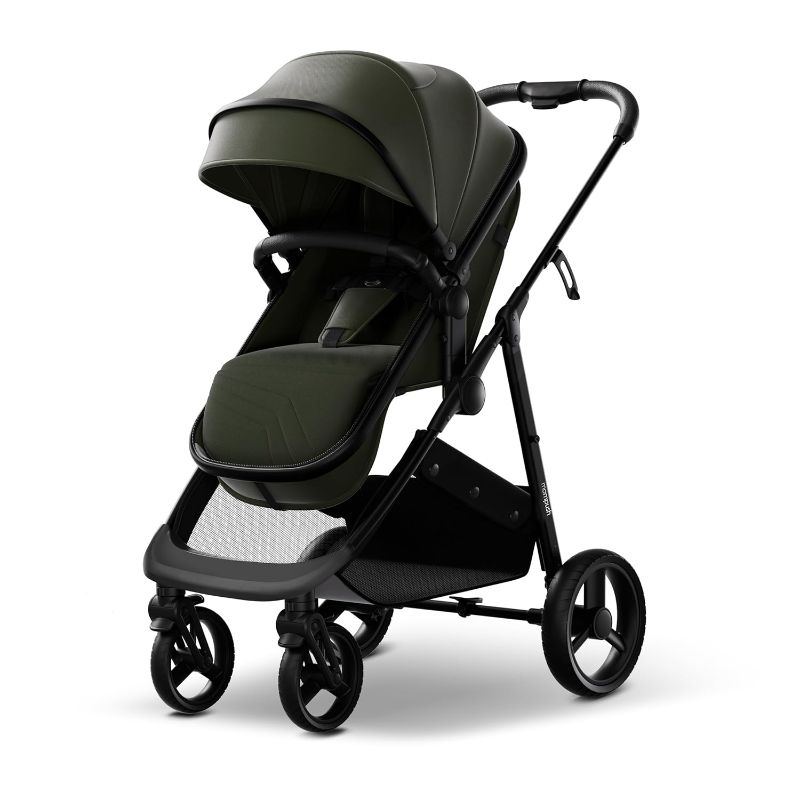 Photo 1 of Mompush Wiz 2-in-1 Convertible Baby Stroller with Bassinet Mode - Foldable Infant Stroller to Explore More as a Family - Toddler Stroller with Reversible Stroller Seat
