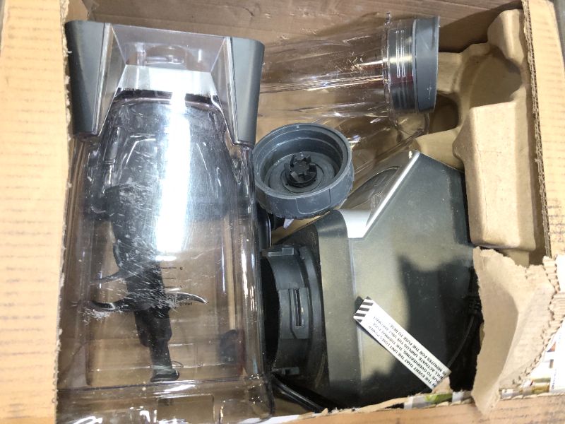 Photo 1 of Ninja BL660 Professional Compact Smoothie & Food Processing Blender, 1100-Watts, 3 Functions for Frozen Drinks, Smoothies, Sauces, & More, 72-oz.* Pitcher, (2) 16-oz. To-Go Cups & Spout Lids, Gray 1100 Watts with Single Serve