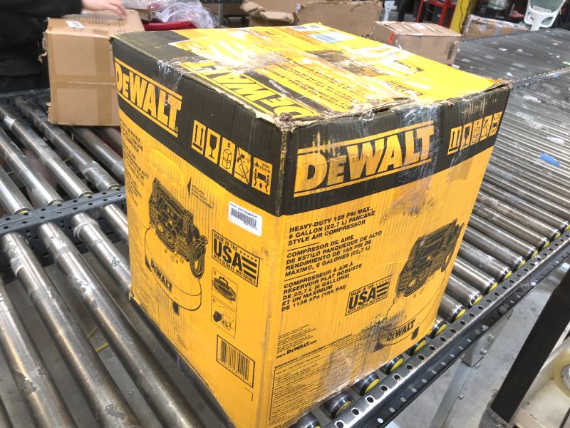 Photo 3 of DEWALT Pancake Air Compressor, 6 Gallon, 165 PSI (DWFP55126)