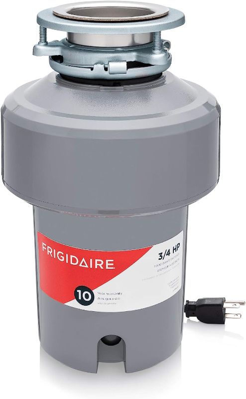 Photo 1 of Frigidaire 3/4 HP Corded Garbage Disposal for Kitchen Sinks | FF75DISPC1
