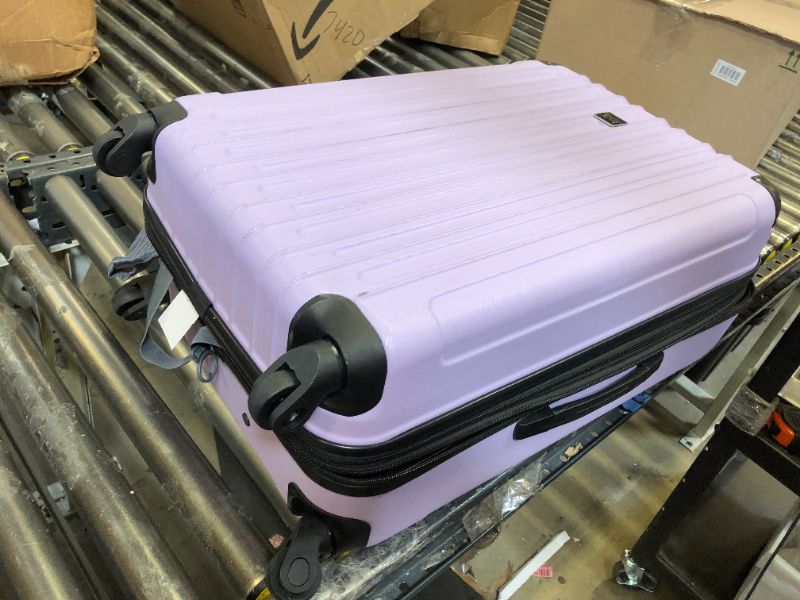 Photo 2 of Travelers Club Midtown Hardside Luggage Travel Set, Lilac, 4-Piece Set 4-Piece Set Lilac