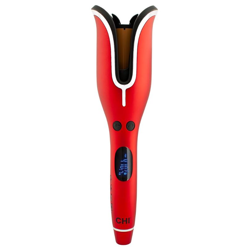 Photo 1 of CHI Spin N Curl Ceramic Rotating Curler, Ruby Red. Ideal for Shoulder-Length Hair between 6-16” inches.

