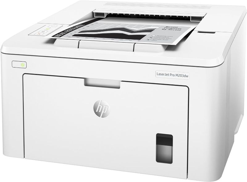 Photo 1 of HP LaserJet Pro M203dw Wireless Monochrome Printer with built-in Ethernet & 2-sided printing, works with Alexa (G3Q47A)

