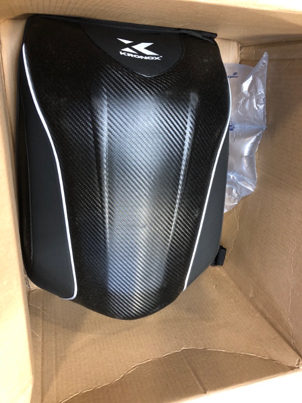 Photo 2 of KRONOX Motorcycle Backpack | No-Drag Hardshell Helmet Bag for Men & Women, for 15 inches Laptop
