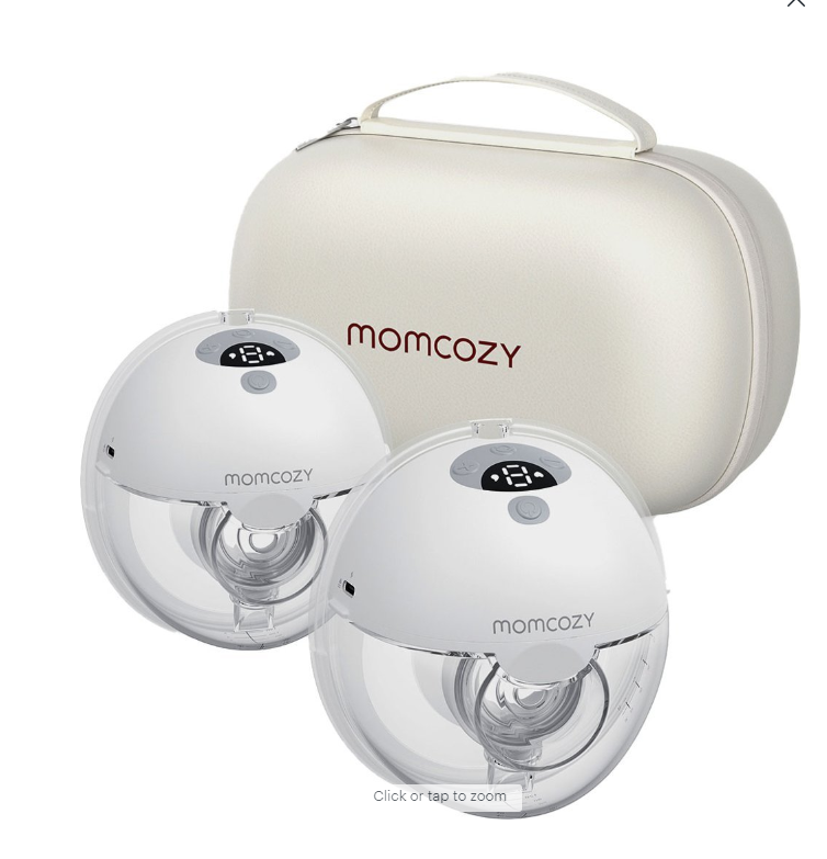 Photo 1 of Momcozy - Double M5 Wearable Electric Breast Pump - Gray
