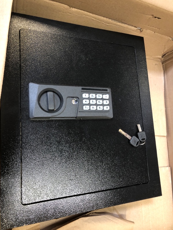 Photo 2 of *KEY BROKEN INSIDE LOCK, FOR OTHER USES ONLY* 17.72" Tall Wall Safes Between the Studs Fireproof, Fireproof in Wall Safe Between Studs, Heavy Duty Hidden Wall Safe with Hidden Compartment, Security Home Wall Mount Safe for Firearms Money Jewelry