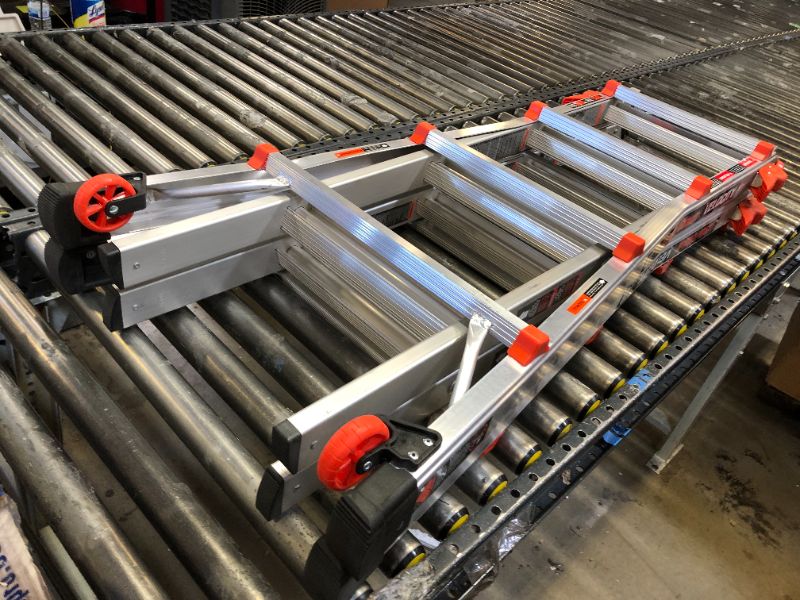 Photo 2 of Little Giant Ladder Systems, Velocity with Wheels, M22, 22 Ft, Multi-Position Ladder, Aluminum, Type 1A, 300 lbs Weight Rating, (15422-001)
