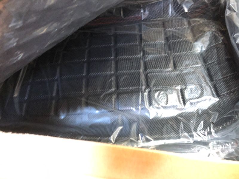 Photo 3 of SUPER LINER All Weather Floor Mats for Tesla Model Y 5-Seat 2021 2022 2023 Custom Fit TPE Car Floor Mats Cargo Liner Rear Cargo Tray Trunk Interior Accessories (Does NOT fit 7-Seat)