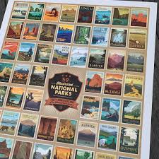 Photo 1 of 1000pc American National Parks Puzzle