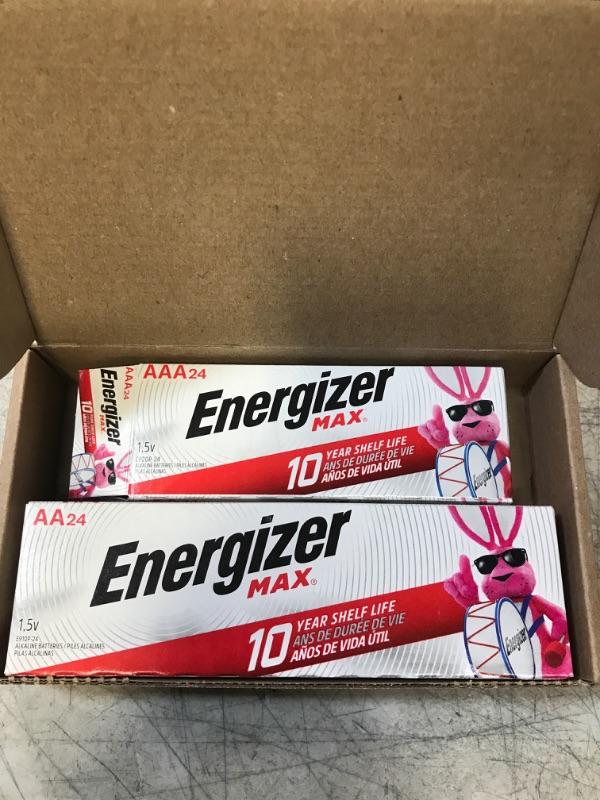 Photo 2 of Energizer AA Batteries and AAA Batteries, 24 Max Double A Batteries and 24 Max Triple A Batteries Combo Pack, 48 Count AA/AAA 48 Count (Pack of 1)