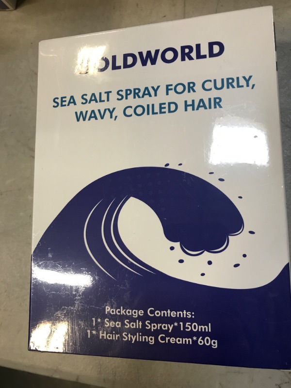 Photo 2 of GoldWorld Sea Salt Spray For Hair Men,Texture Spray Hairspray w/Hair Styling Cream,Add Volume and Texture to Your Locks,Christmas Gifts Men Him Dad Boyfriend Boys Husband Mens Stocking Stuffers Adult