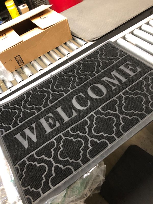 Photo 1 of 37x25 WELCOME MAT BLACK