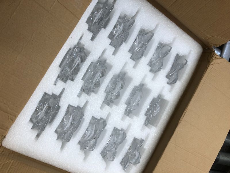 Photo 1 of Salzesfalls Crystal Glass Lotus Candle Holders,Crystal Tealight Candle Holders, Votive Candle Holders Bulk Suitable for Home Decoration ?Set of 15?